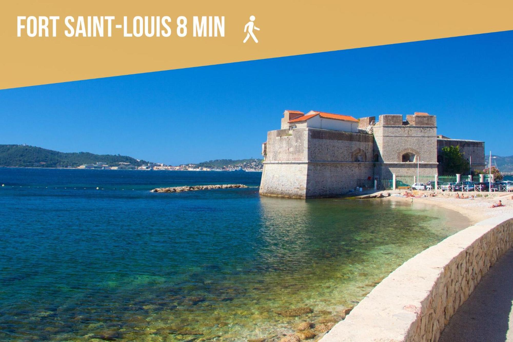 L'azur Du Mourillon Plages & Exterieur Au Mitre Toulon